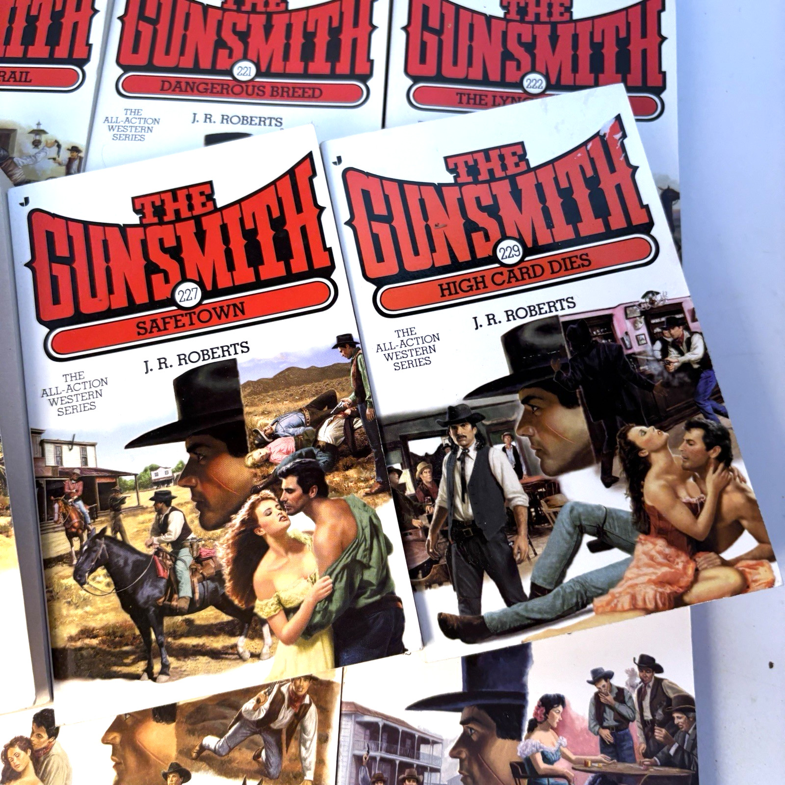 The Gunsmith Series – JR Roberts Lot of 9 Western Vols. #220-229 No 228