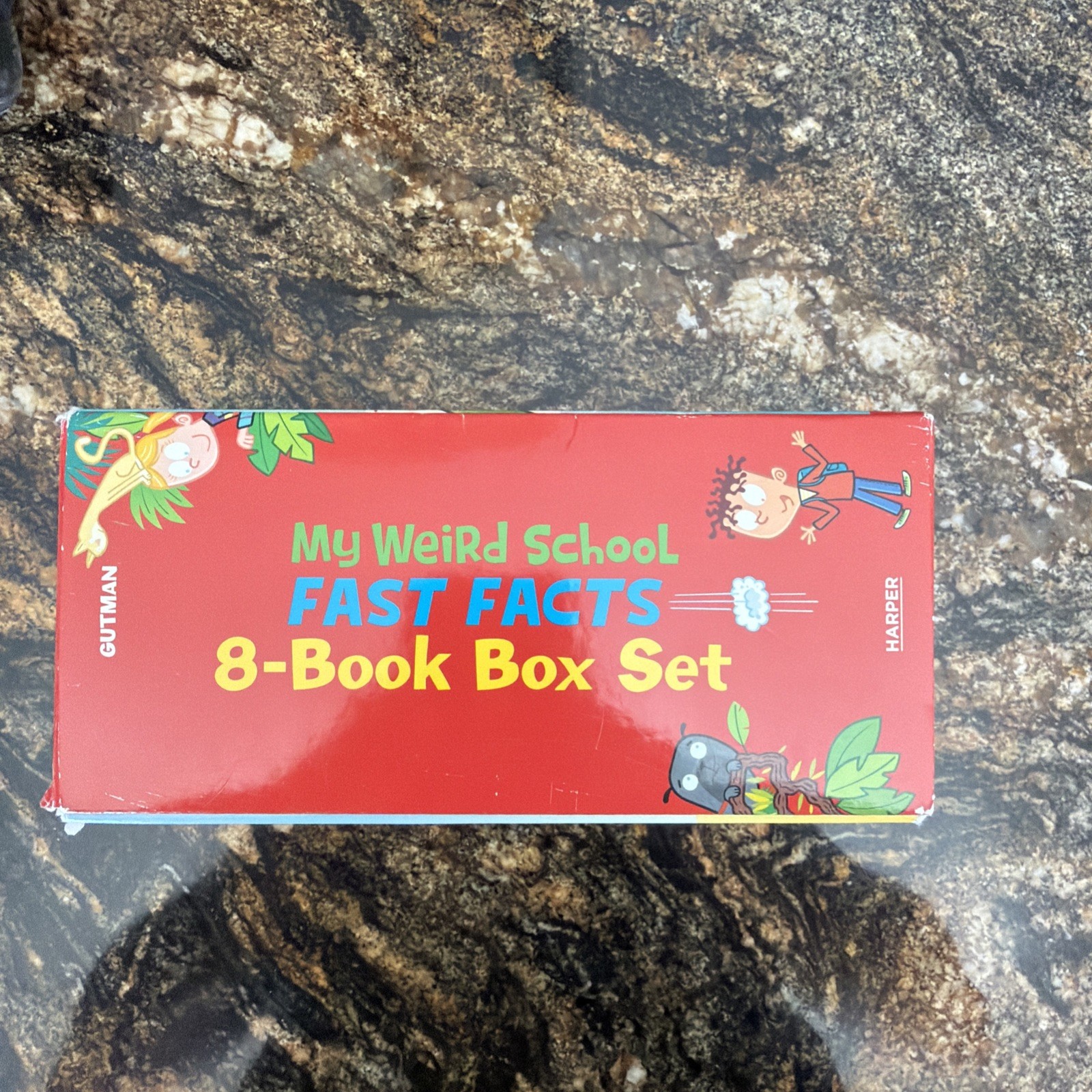 My Weird School Fast Facts By Dan Gutman: 8 Books Box Set – Ages 6-10 – PB