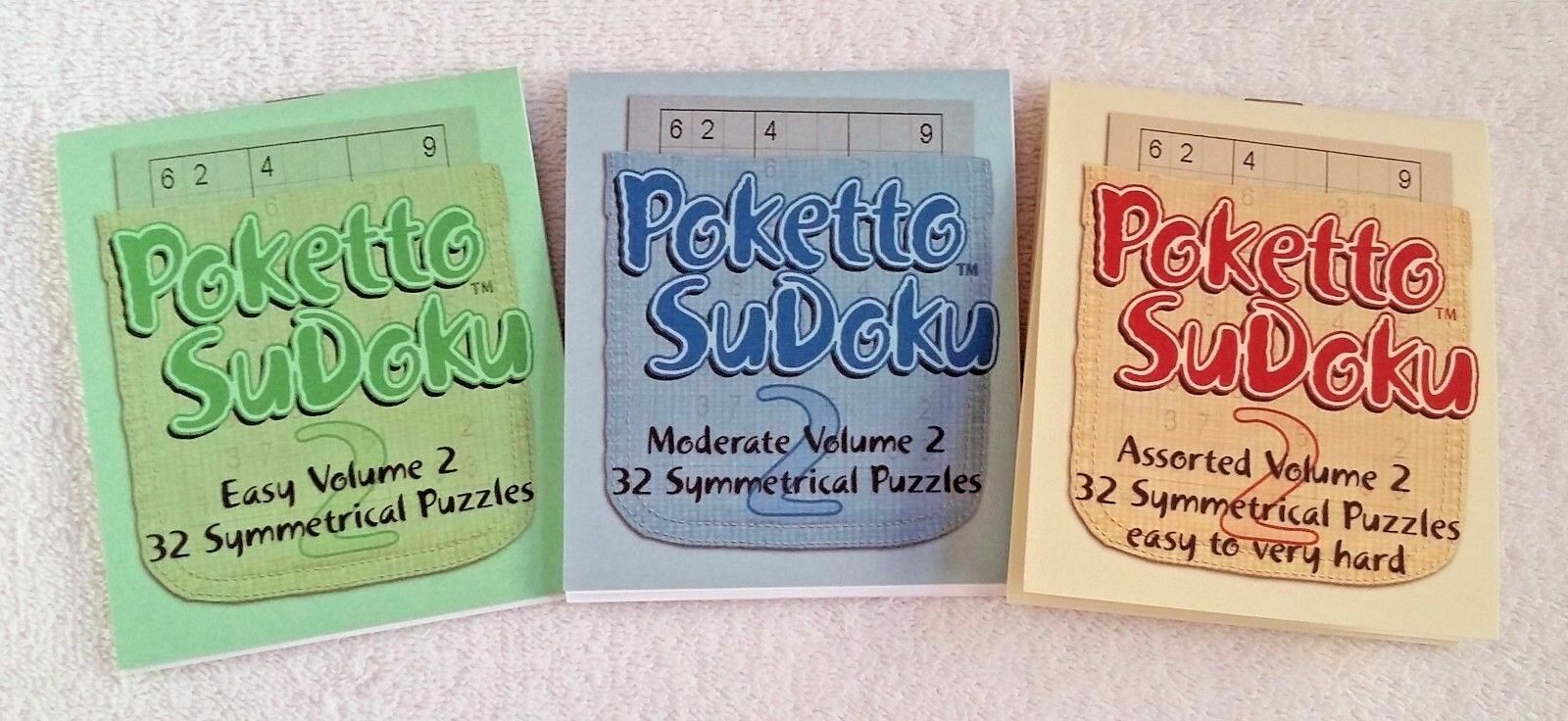 Poketto SuDoku 12 Pack | A Collection of 12 Pocket SuDoku Puzzle Books