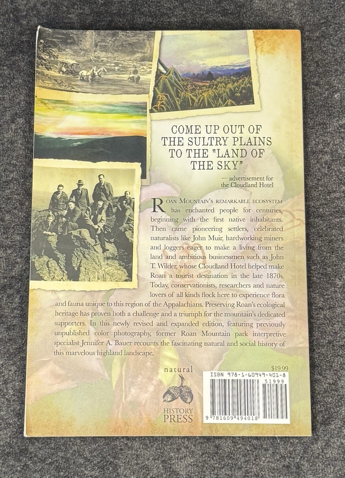 Roan Mountain History of an Appalachian Treasure Bauer 2011 PB 191 Pages