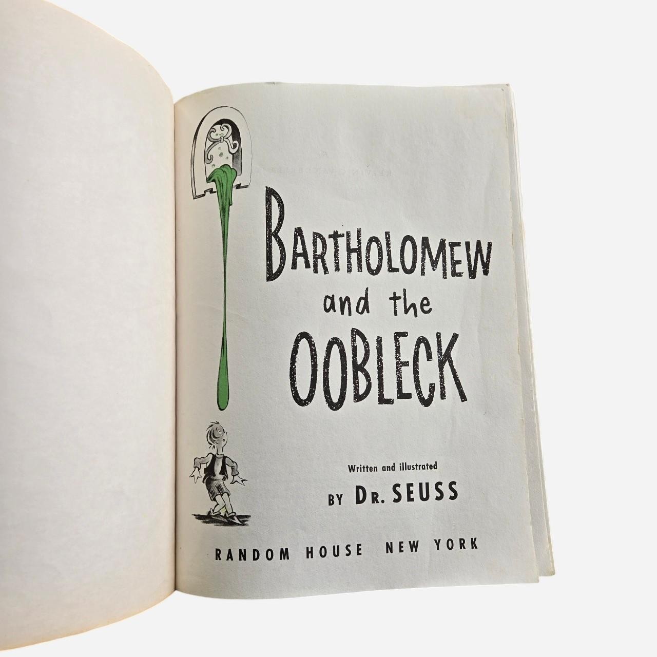 Vintage 1970’s Dr. Suess Bartholomew and the Oobleck paperback children’s book