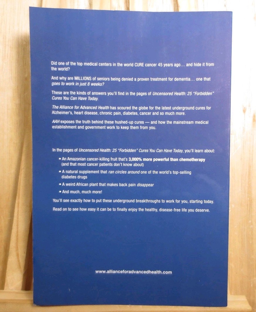 25 ” Forbidden ” Cures Uncensored Health You Can Have Today Volume 2 Paperback