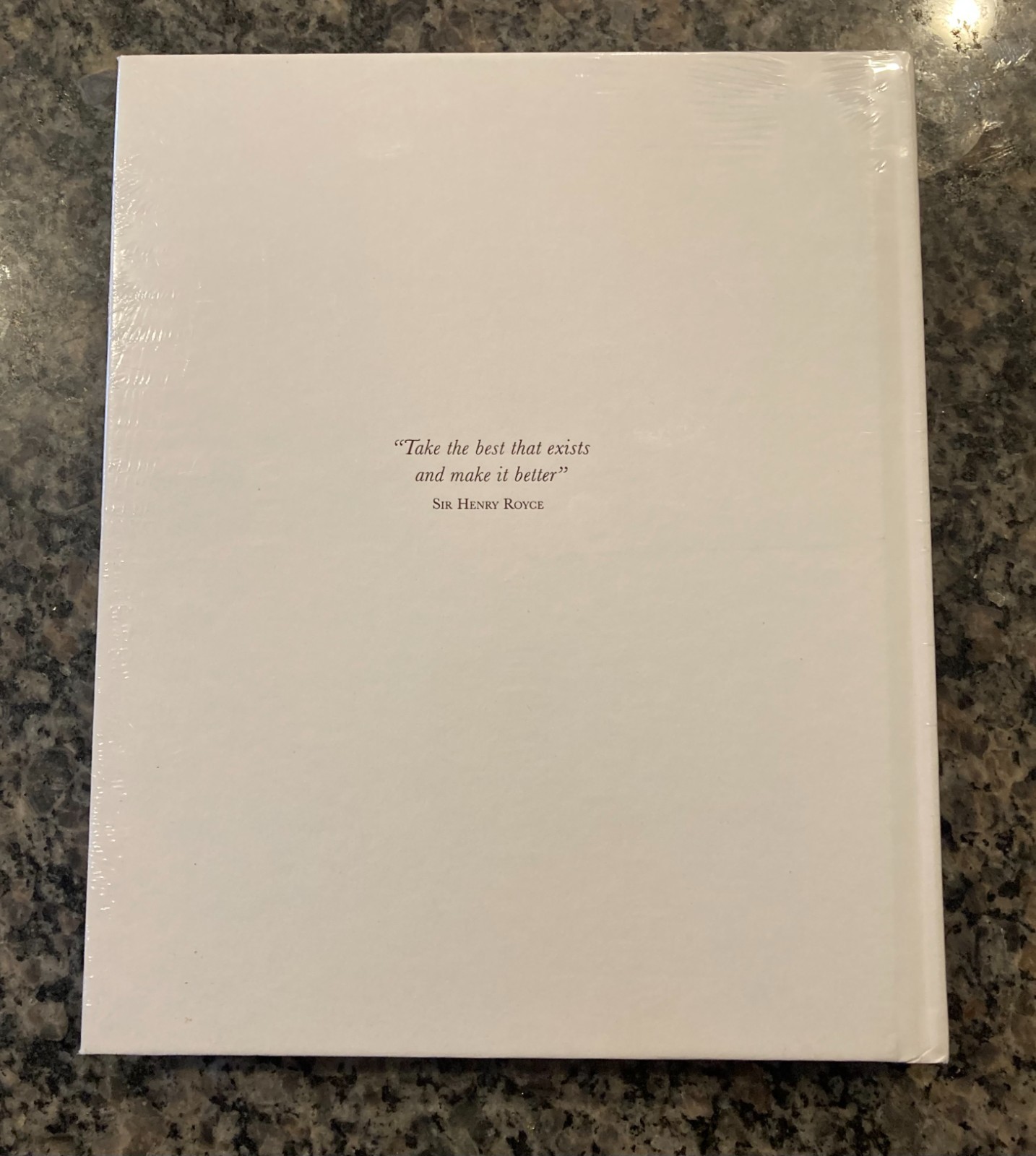 ROLLS-ROYCE FACTORY SEALED 2014 HARDBOUND BOOK A LEGACY OF DRIVING EXCELLENCE.
