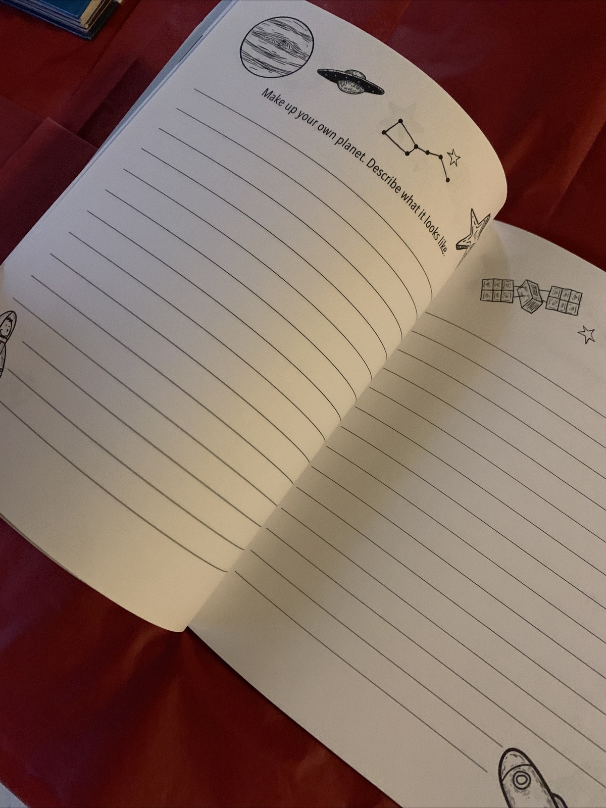 4 Books About Space & 1 Journal Interactive Facts