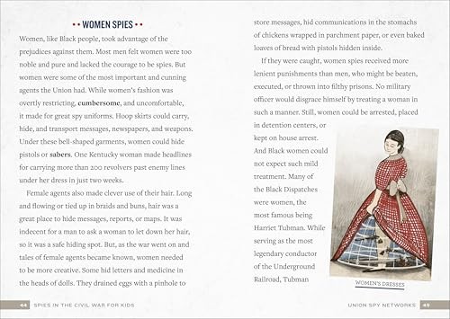 Spies in the Civil War for Kids: A History Book (Spies in History for Kids)