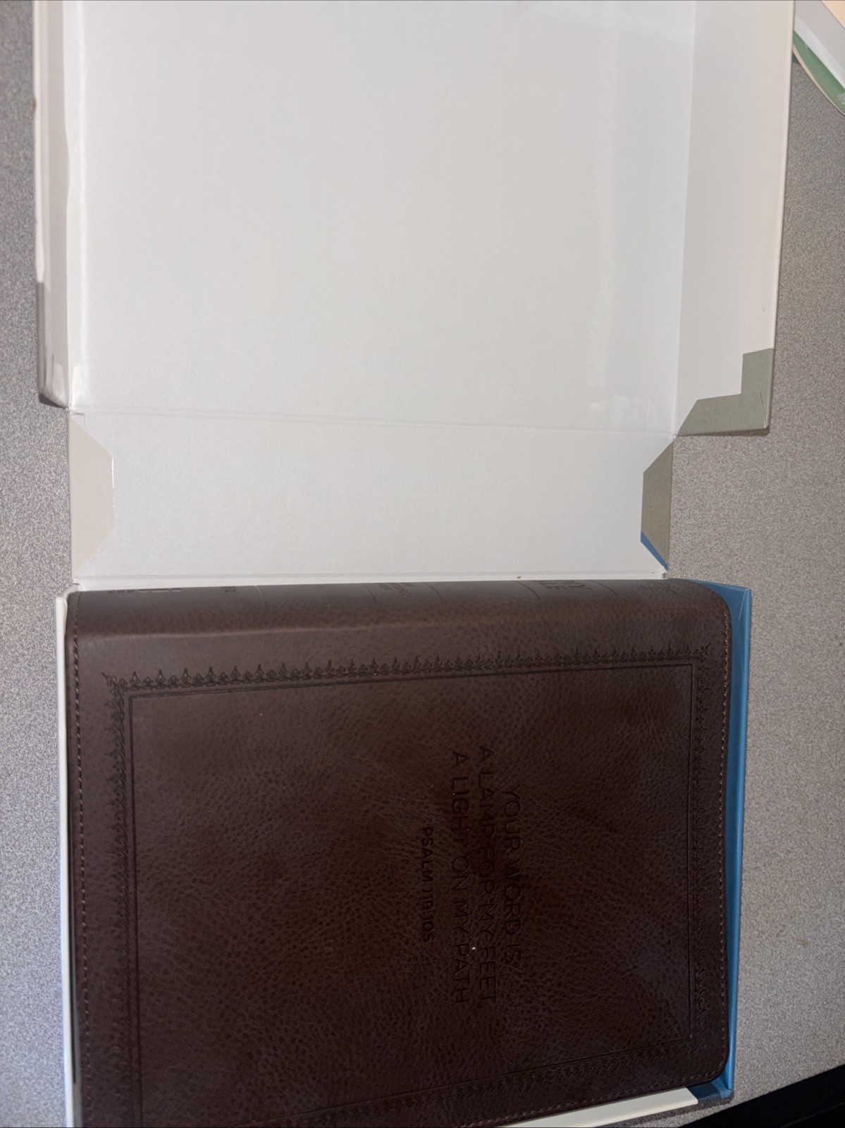 NIV Journal The Word Bible Large Print Open Box Joel Osteen Ministries