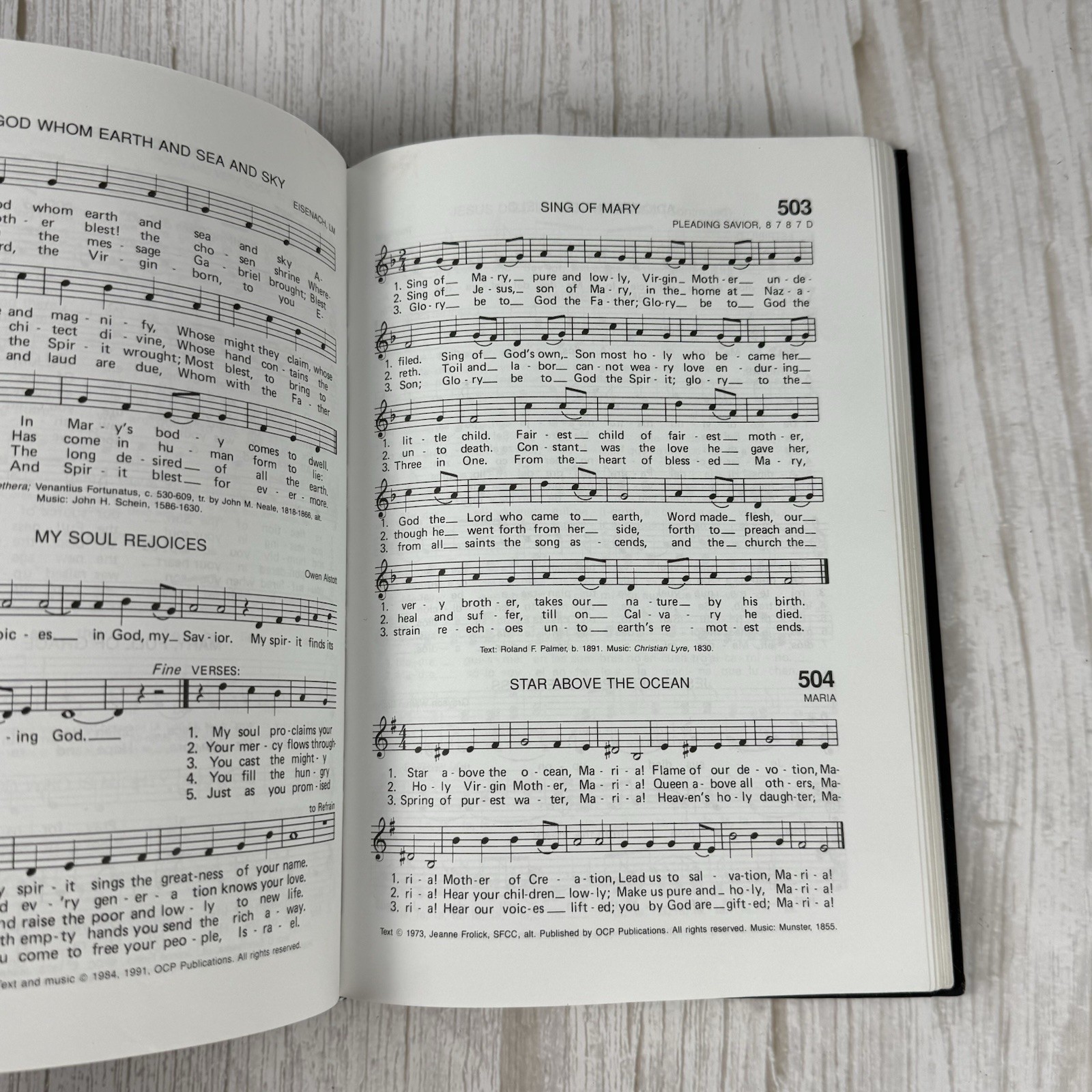 JourneySongs Hymnal 1994 OCP Navy Hardcover Christian Music Songbook Hymns