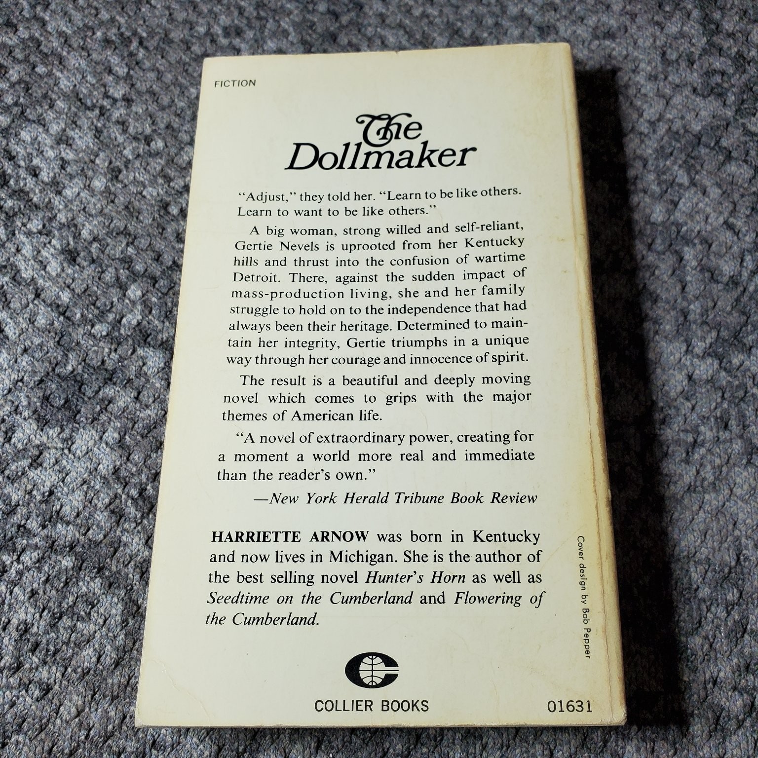 The Dollmaker Harriette Arnow 1965 Collier Books Vintage Paperback Fiction