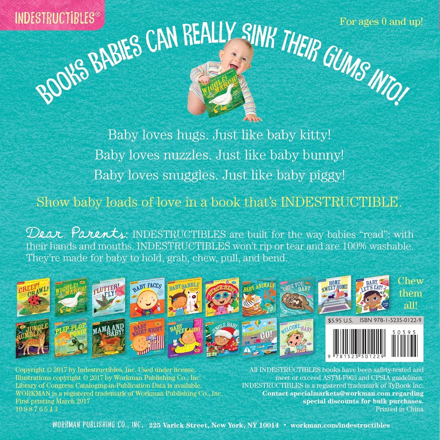 Indestructibles: Love You, Baby: Chew Proof · Rip · Nontoxic · 100%…