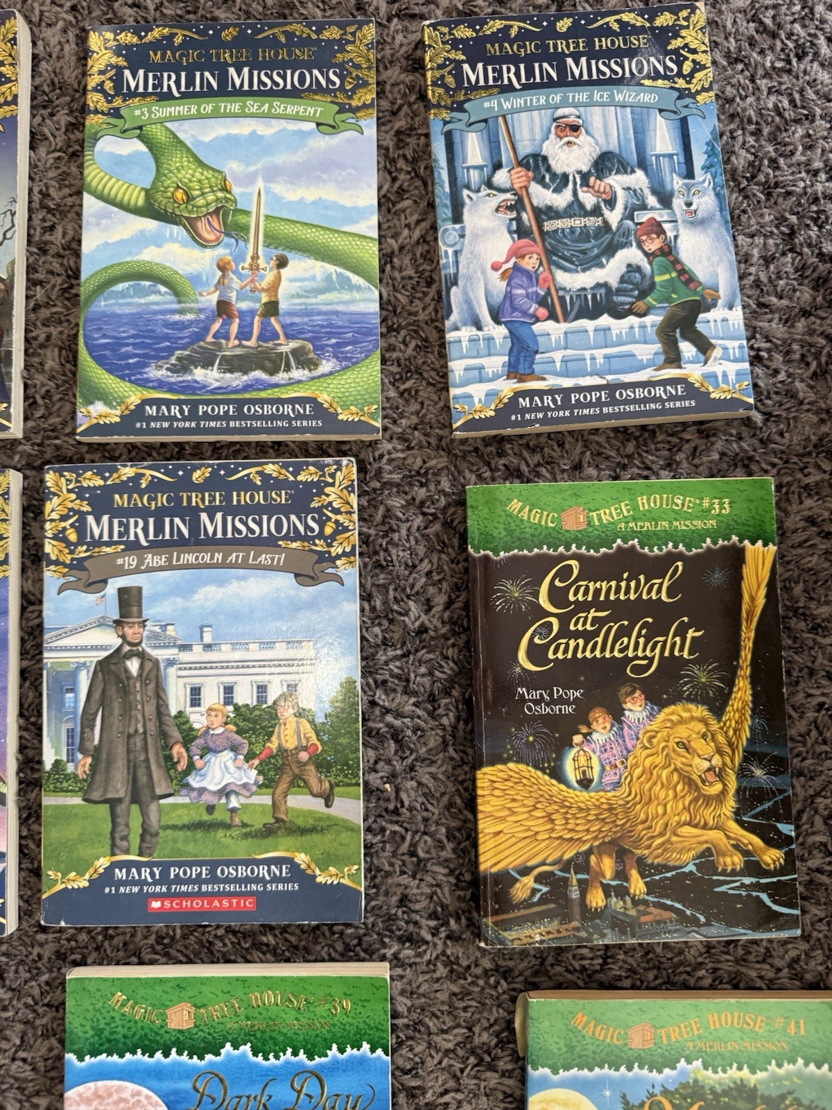 Magic Tree House Merlin Missions Lot 15 Books Mary Pope Osborne PB VTG