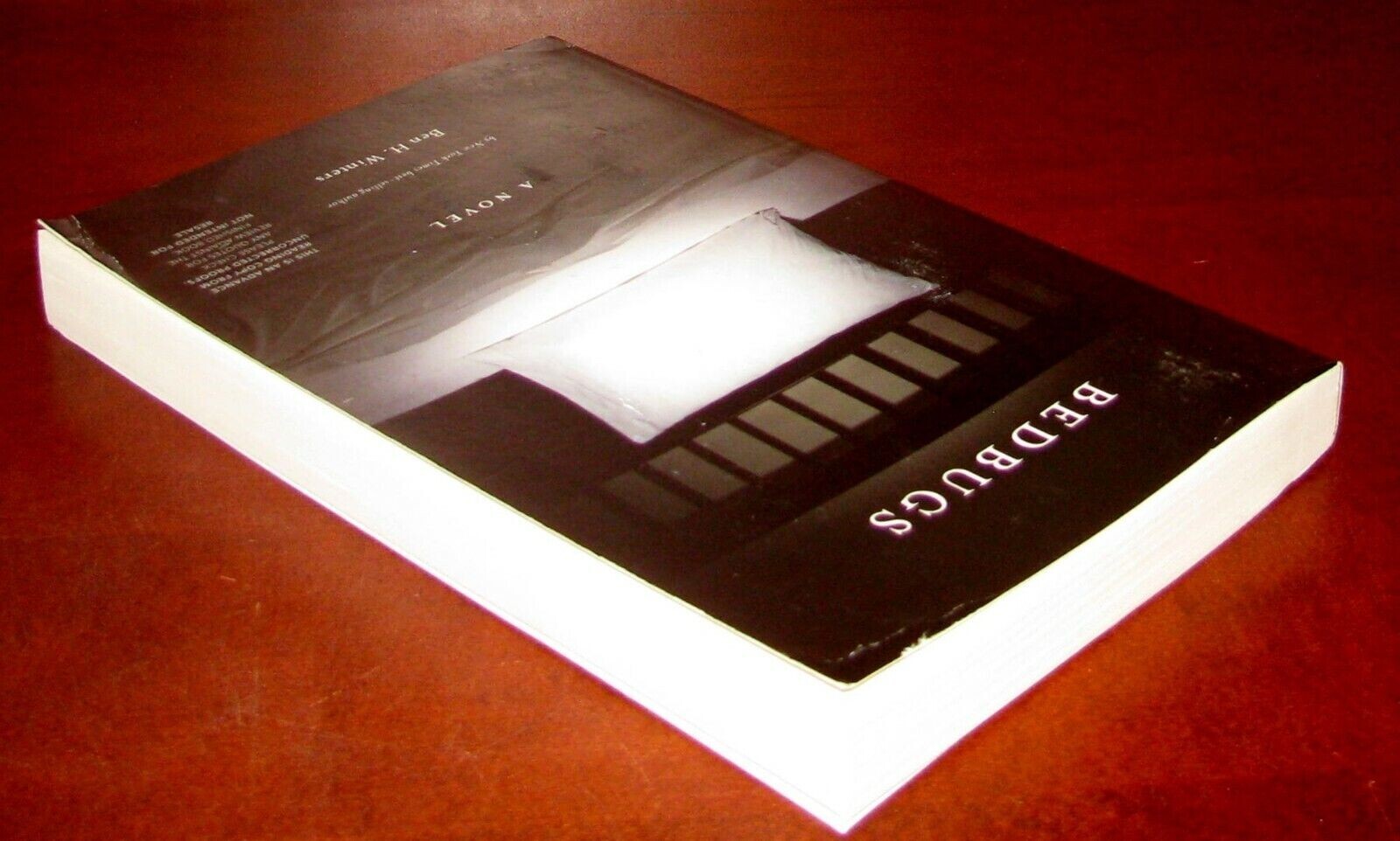 Bedbugs Ben H Winters ARC Advance Reading Copy Quirk Books 2011 Horror Fiction U