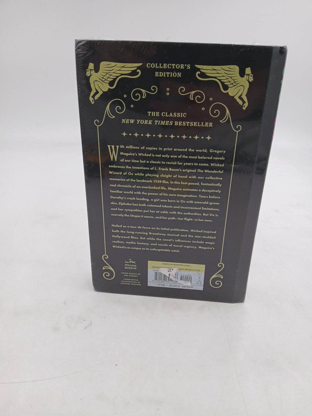 Wicked Collectors Edition Gregory Maguire Hardcover Sealed Sprayed Edges