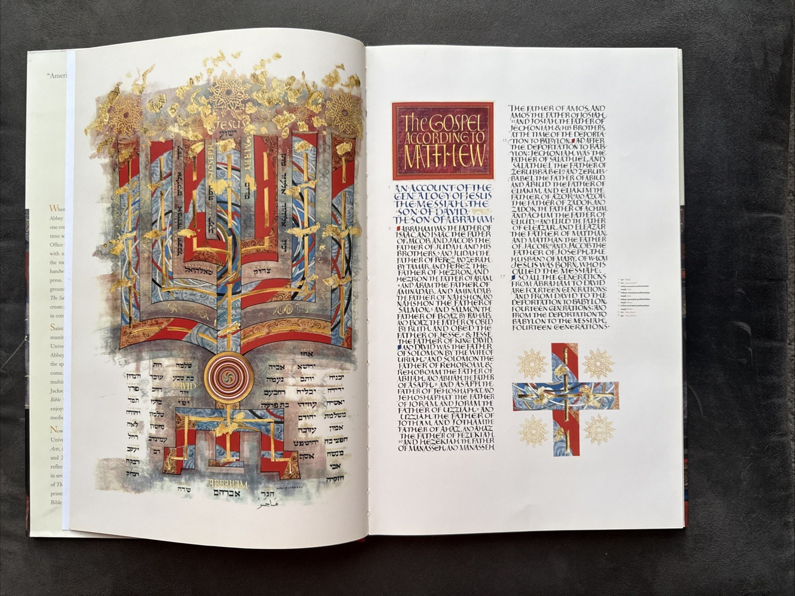 The Saint John’s Bible Gospels and Acts by Donald Jackson Hardcover 2005