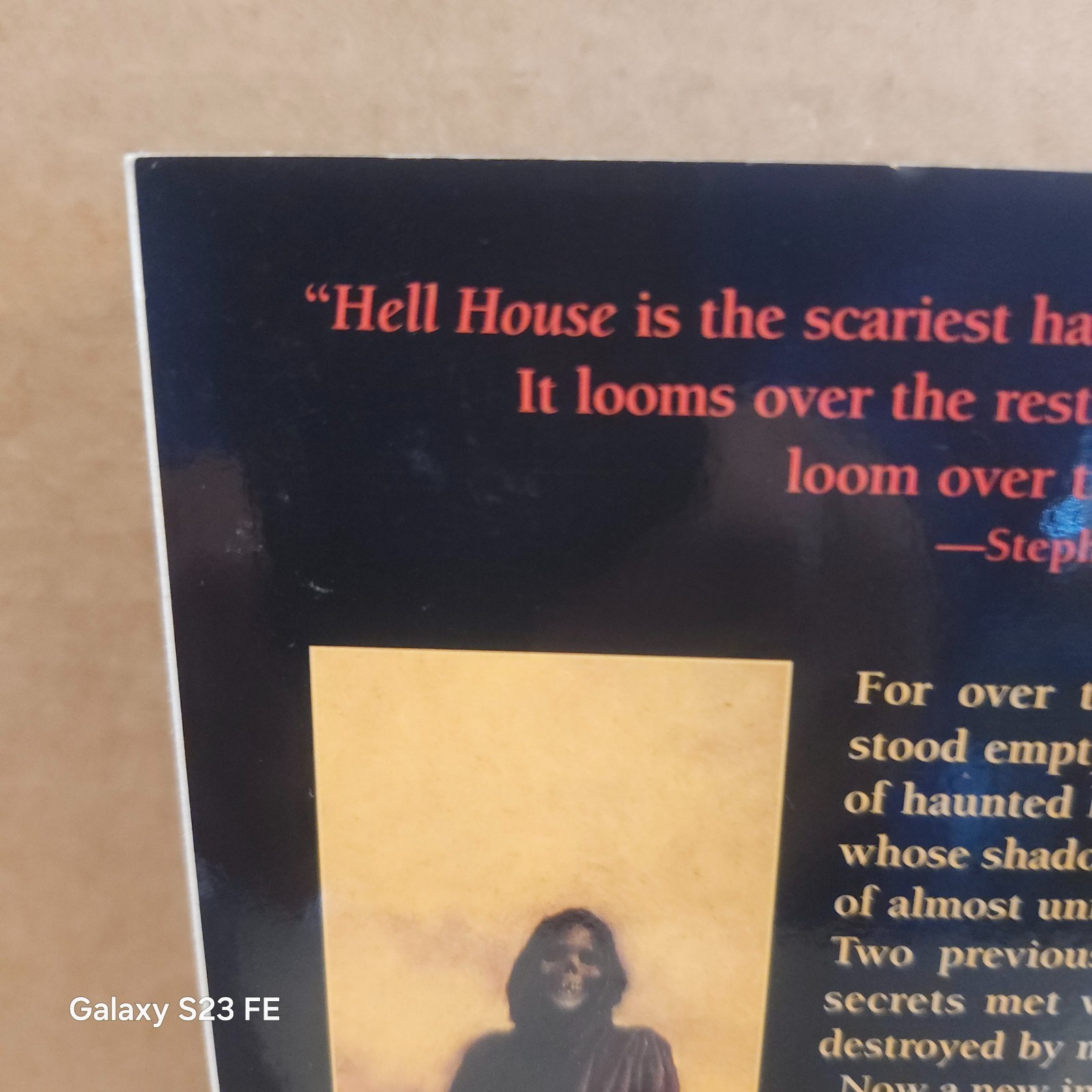 ✌️Hell House : RICHARD MATHESON: 1ST ED.,10/1999, TPB, TOR BOOK, NEW