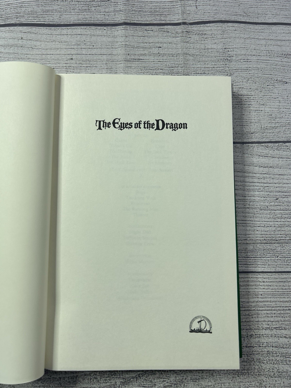 Stephen King The Eyes of The Dragon 1987 Hardcover with Dust Jacket