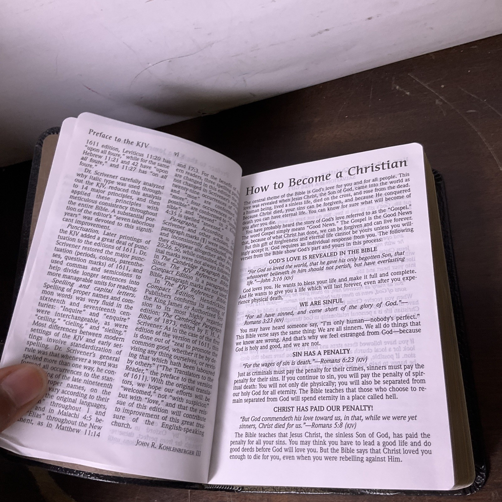 Holy Bible KJV Reference Edition Hendrickson Bibles