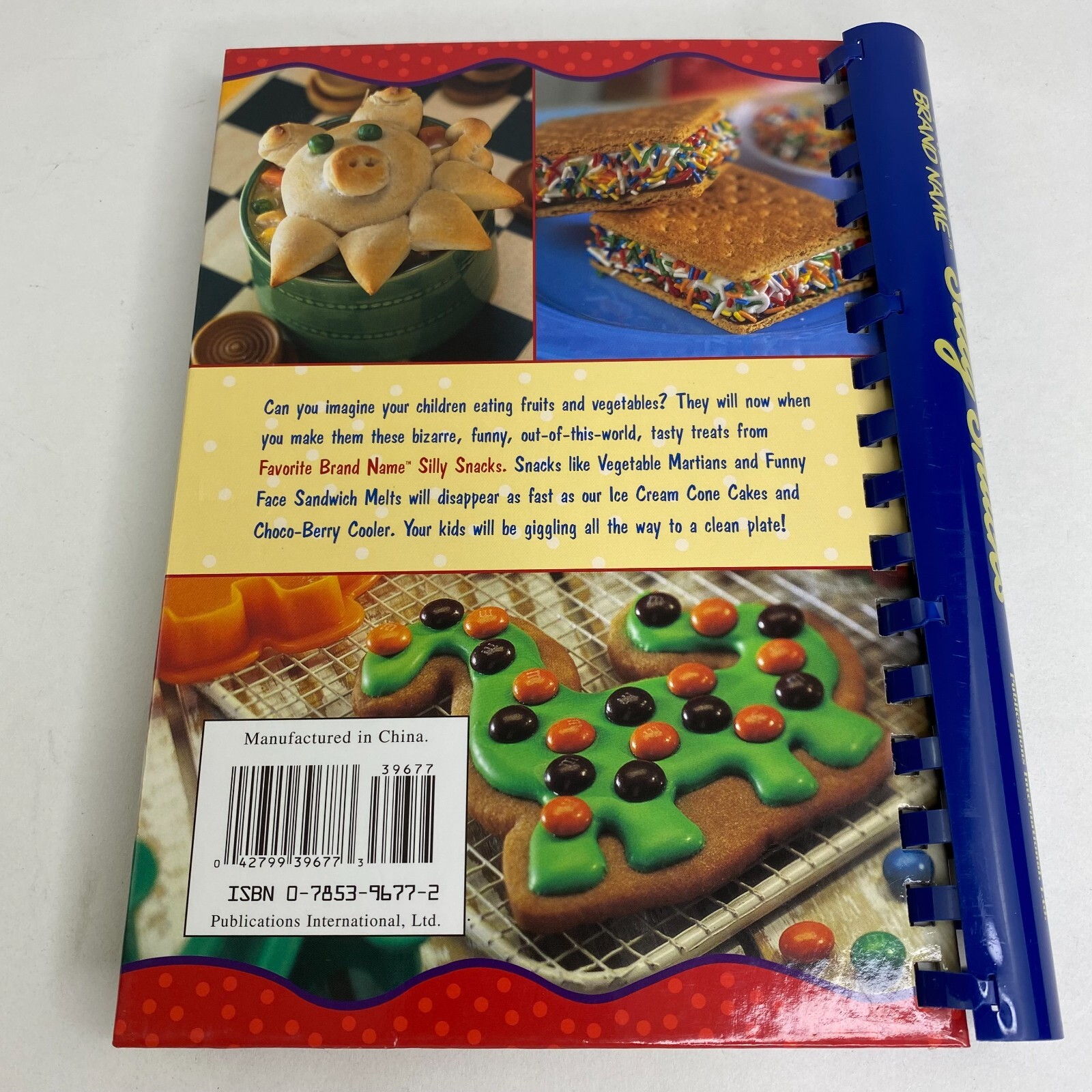 Favorite Brand Name Silly Snacks Cookbook Hardcover 223 Pages