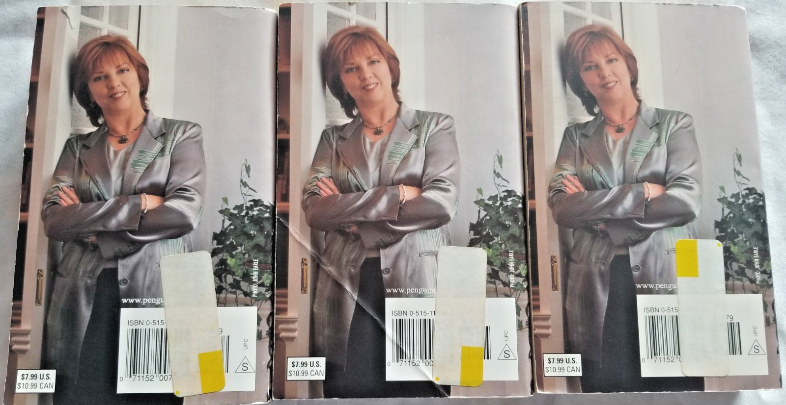 Nora Roberts Born In Trilogy Complete Set Of 3 MM Pbs Concannon Sisters Fire