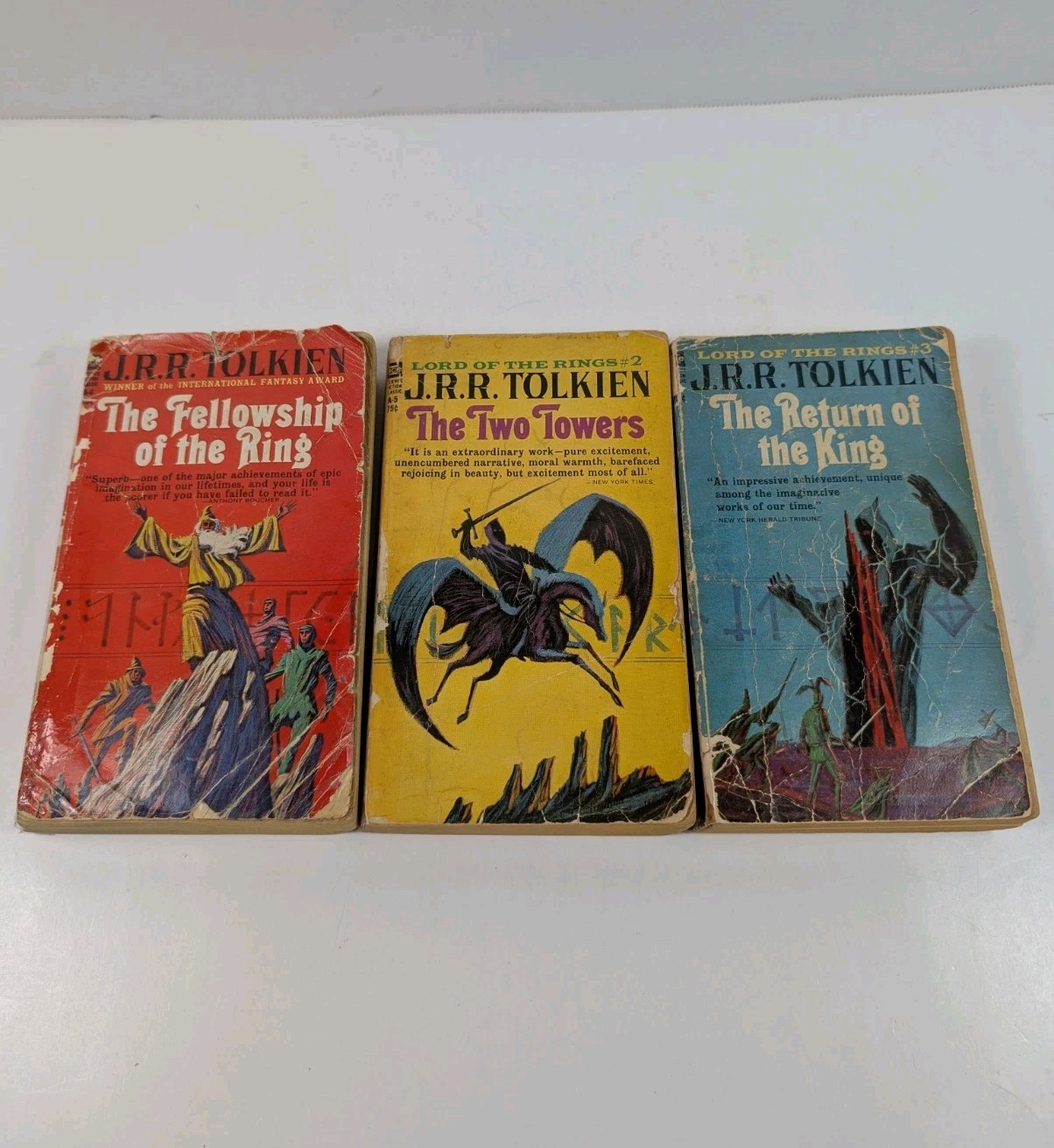 The Lord of the Rings Unauthorized Ace Books Paperback Editions Trilogy