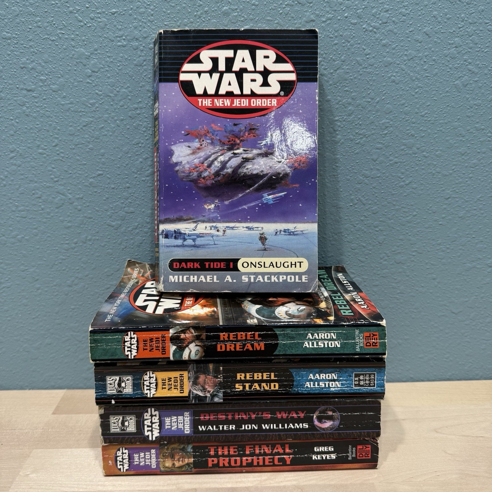 Star Wars The New Jedi Order 1st Edition Paperbacks Various Titles Lot of 5