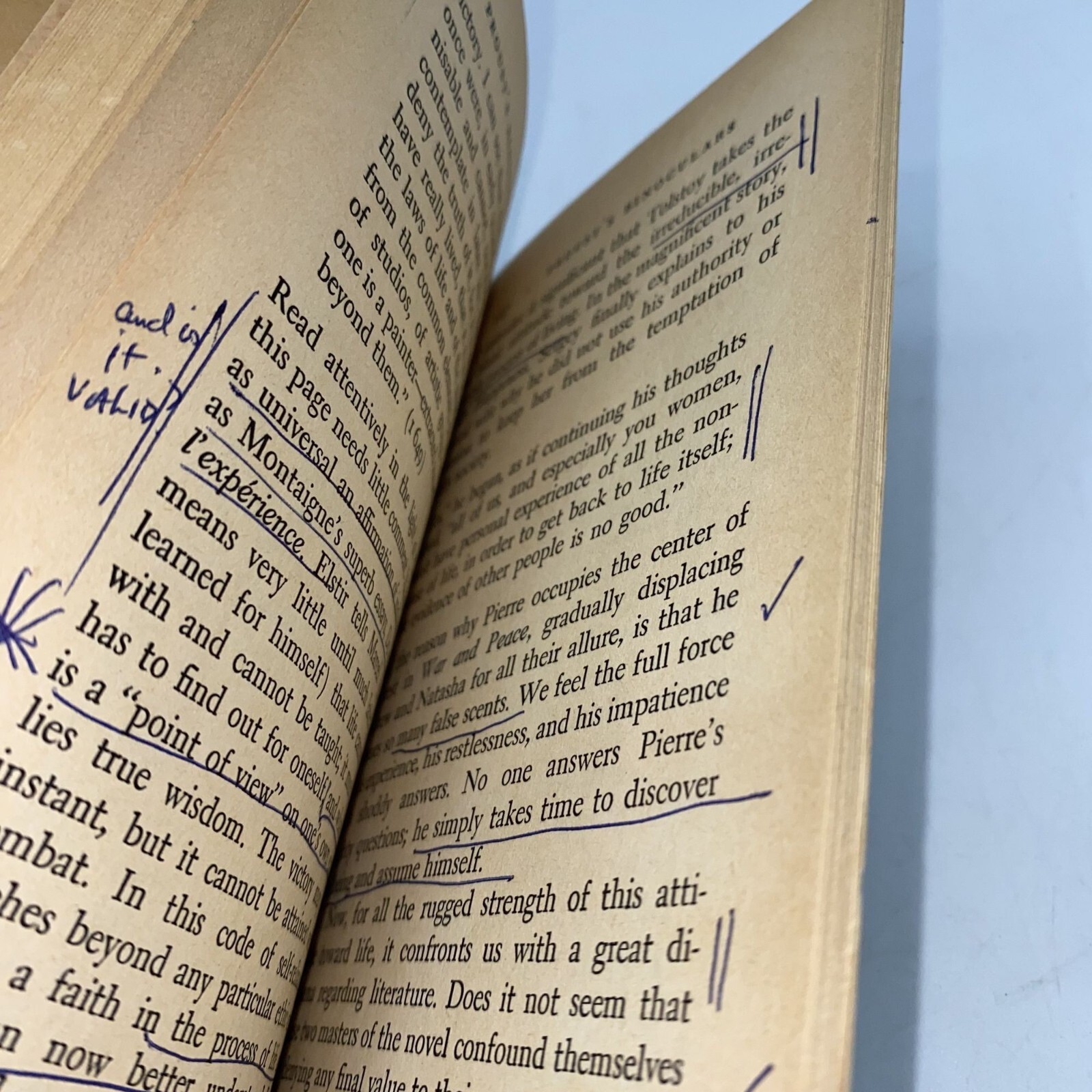 Proust’s Binoculars Roger Shattuck Cover Wear Written Notes Acceptable Paperback