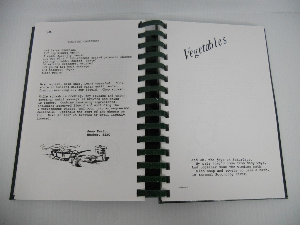 Sopchoppy (Florida) Country Cooking – Spiral Community Cookbook – Morris Press