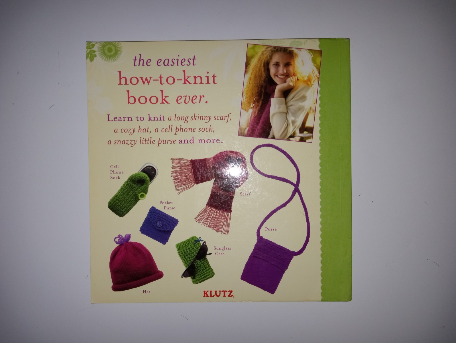 Knitting : Learn to Knit Six Great Projects by Anne Akers Johnson Softcover