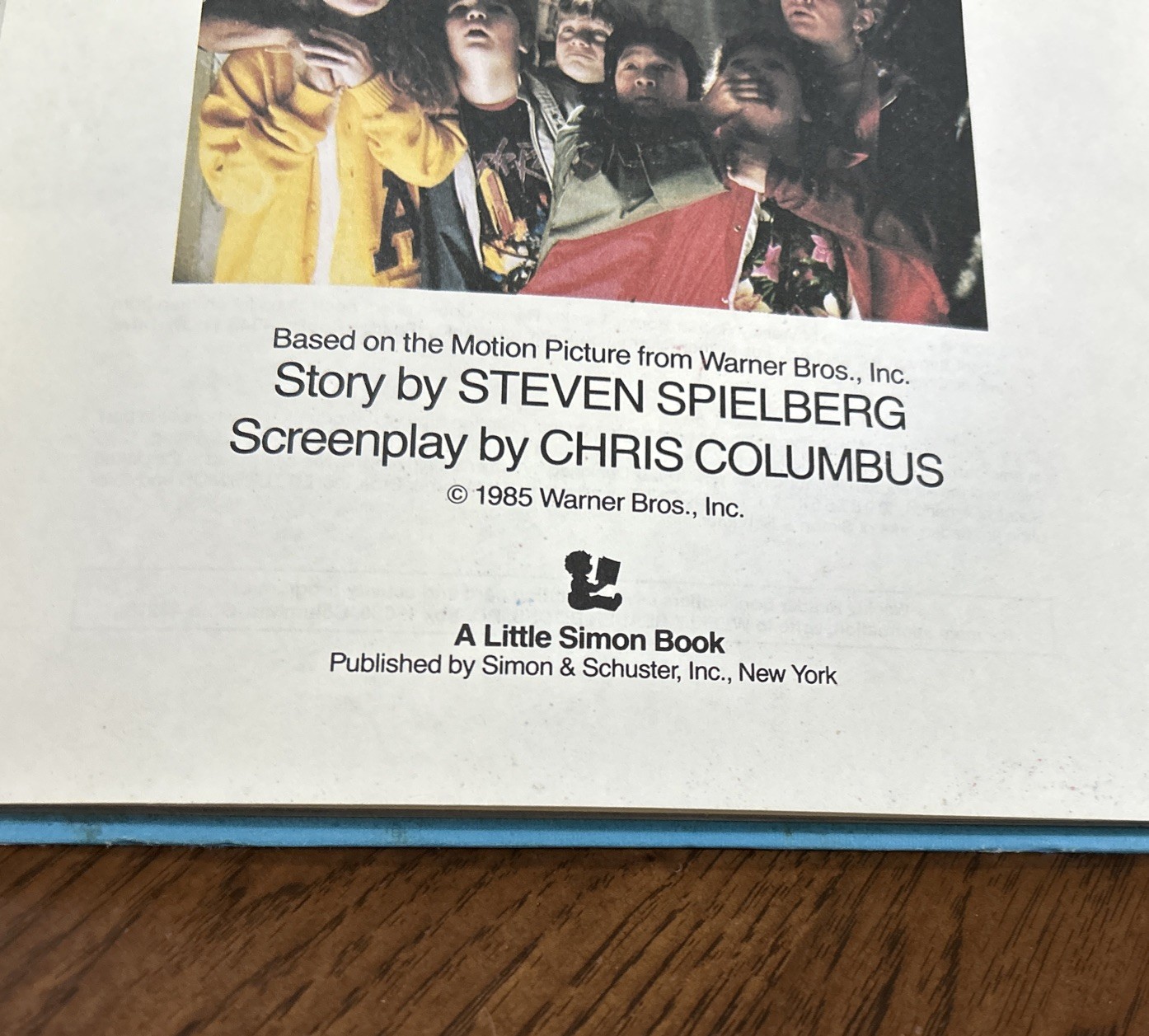 The Goonies Storybook 1985 Vintage Hardcover Book Matte Cover