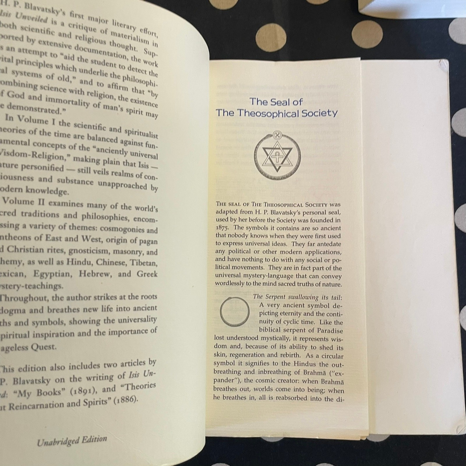 Secret Doctrine Index & Vol. II & Isis Unveiled Vols I & II by Madame Blavatsky