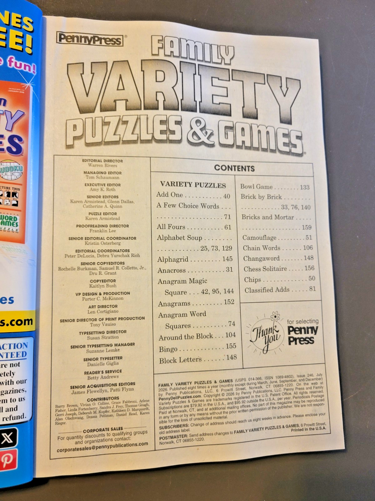 Lot of 2 Variety Puzzle Books by PENNYPRESS – Approved & Family Puzzles & Games