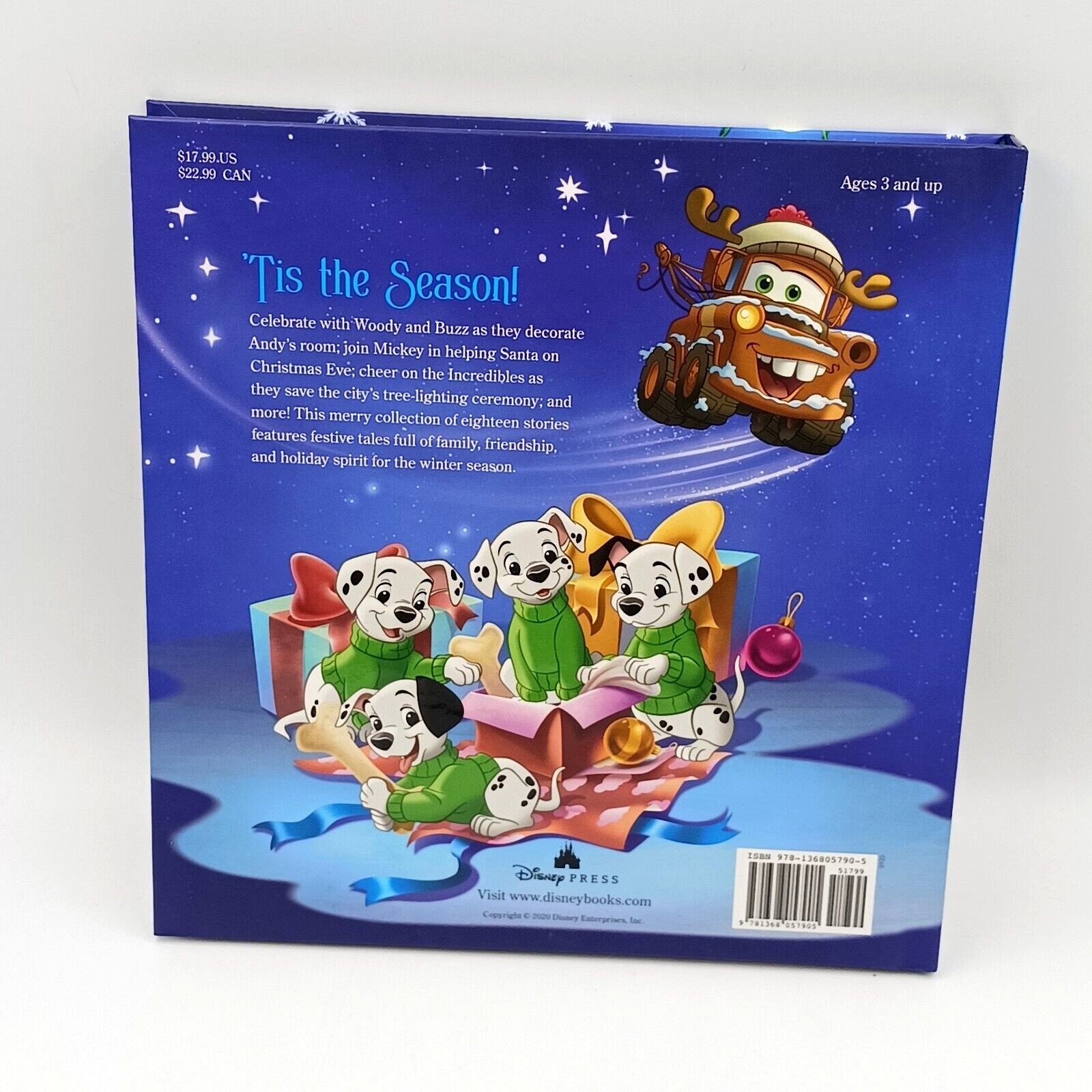 Disney Christmas Storybook Collection Picture Book Hardcover By Disney Press