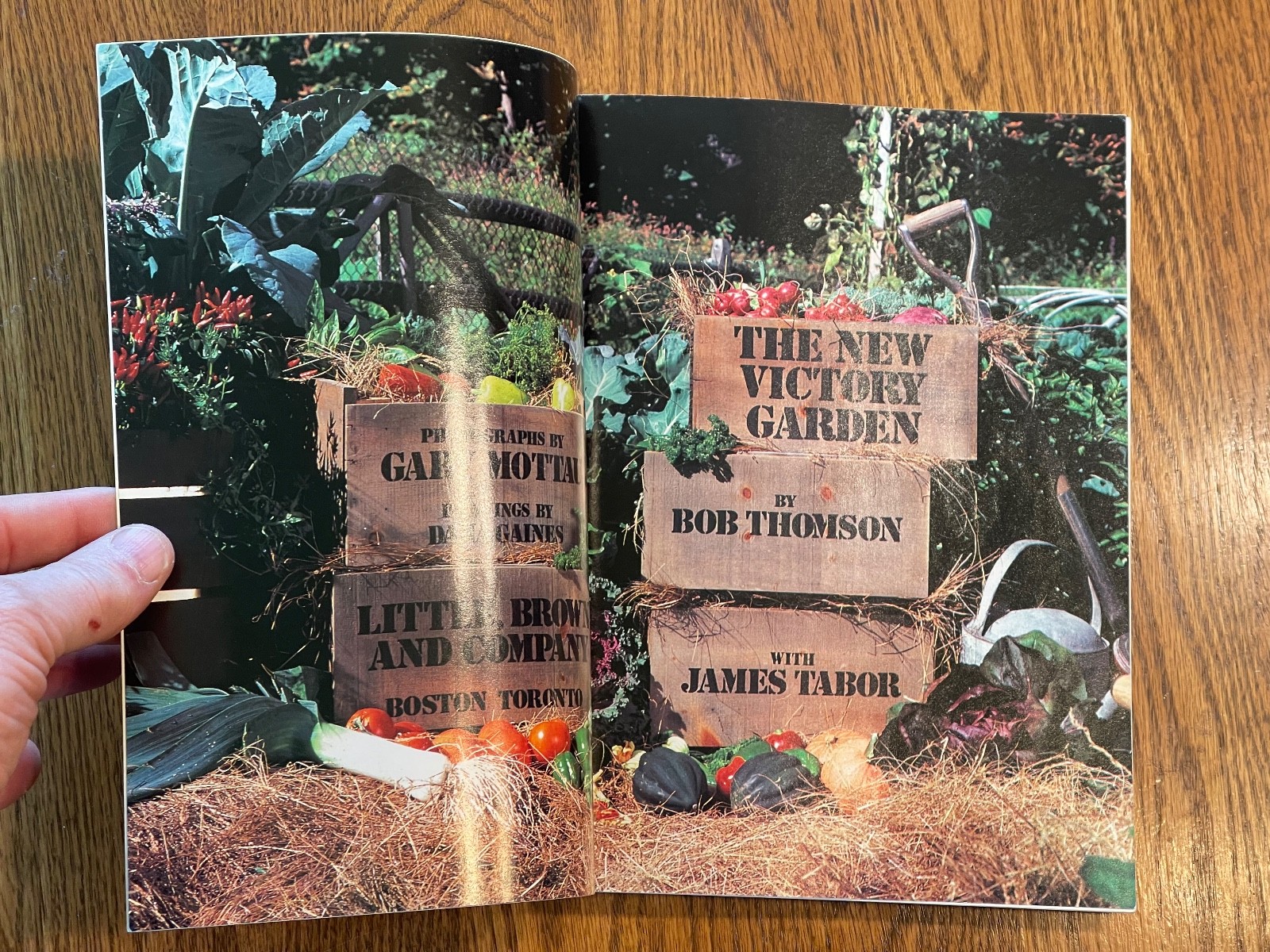 “The New Victory Garden” VTG Book by Bob Thomson, 1st Edition, 1987, 294 Pages