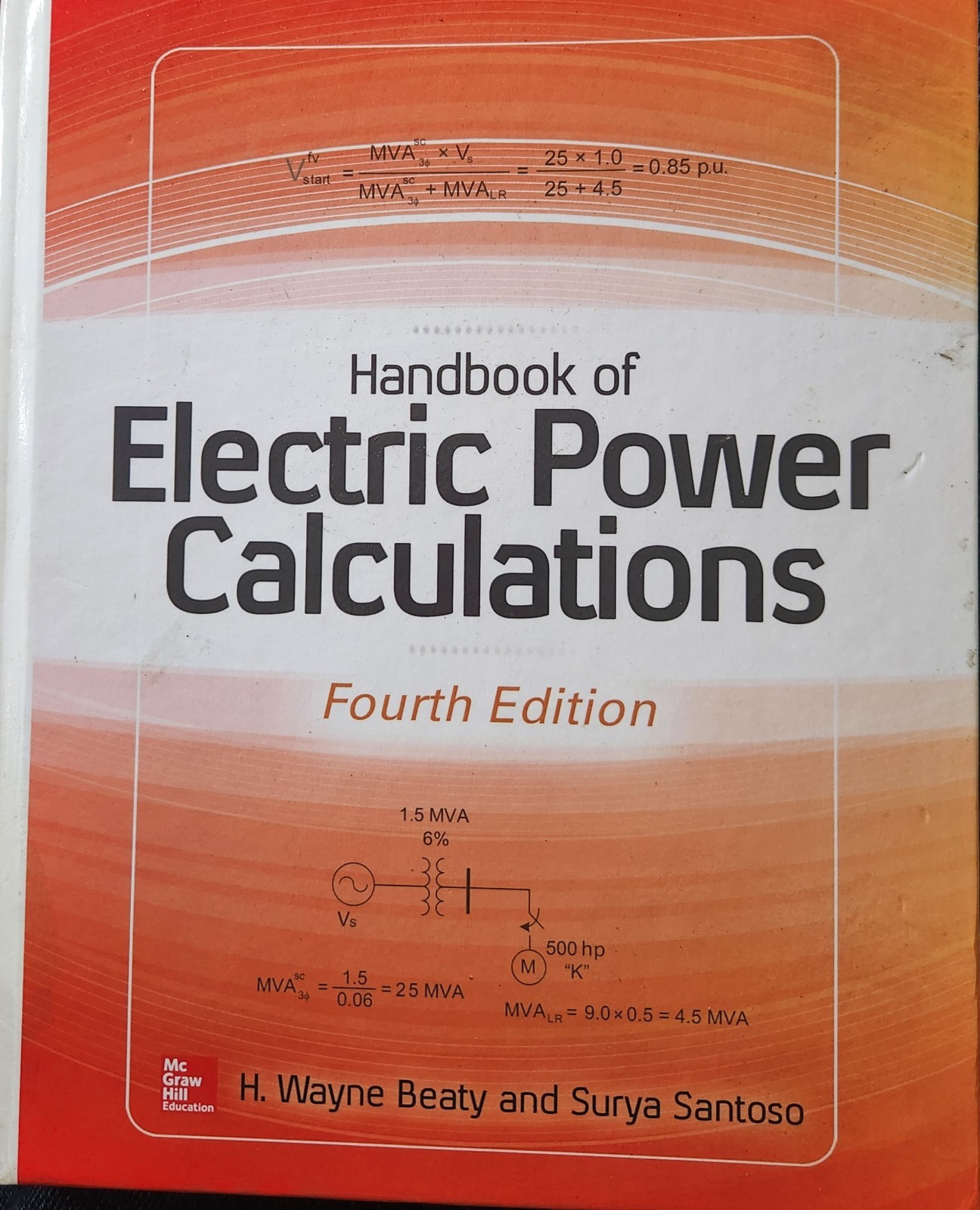 Handbook of Electric Power Calculations, Hardcover by Beaty, H. Wayne; Santos…