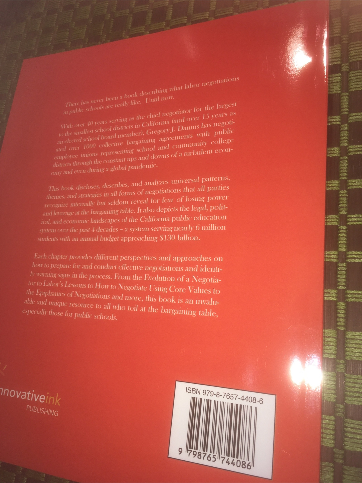 The Epiphanies of Negotiations by Dannis, Dannis, Gregory