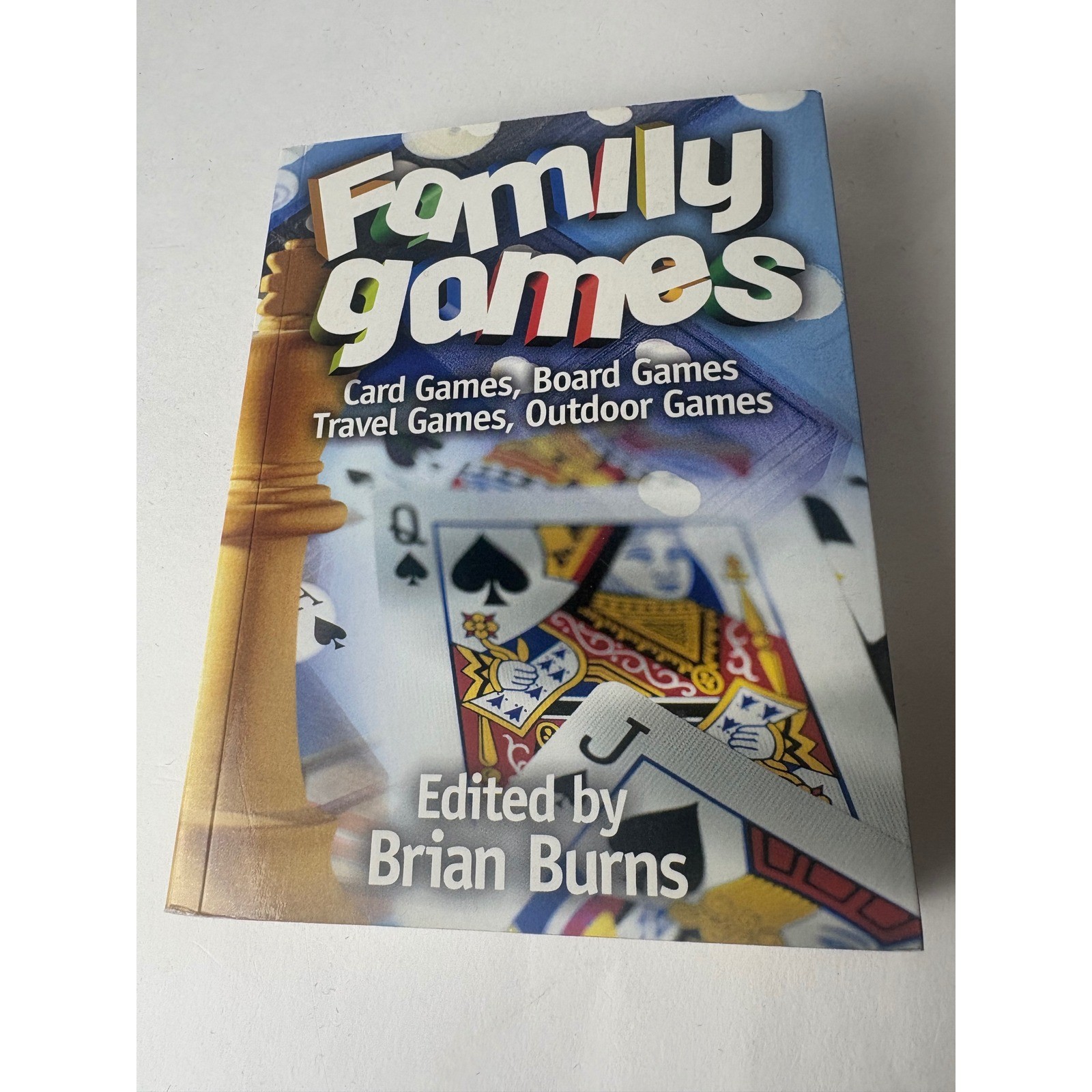 Family Games Card Board Travel Outdoor Games Paperback Book by Brian Burns