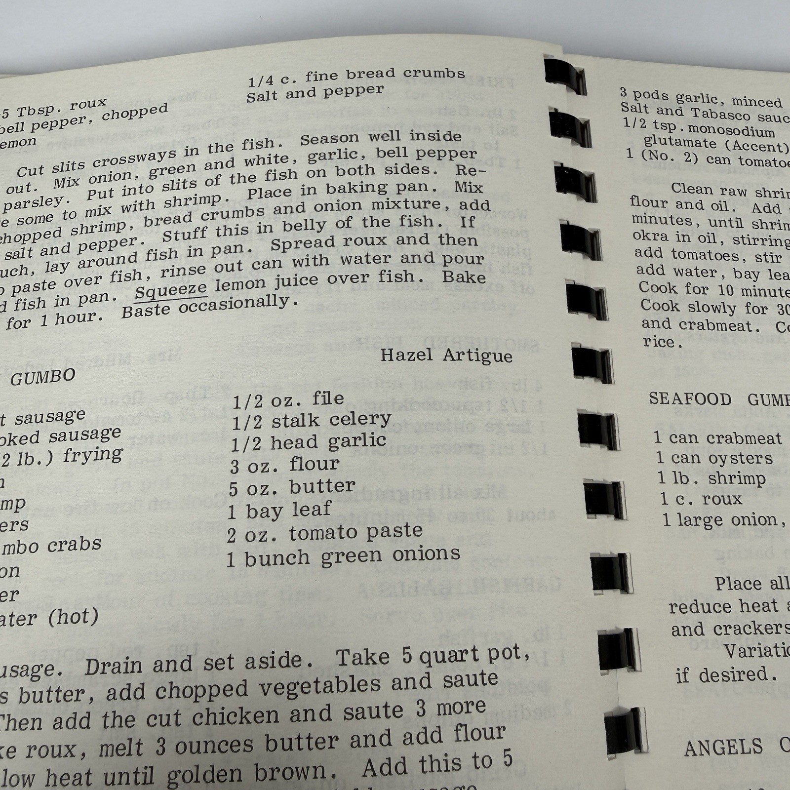Palmetto Louisiana Acadian & Creole Cuisine Cookbook 1982 Paperback with Tabs
