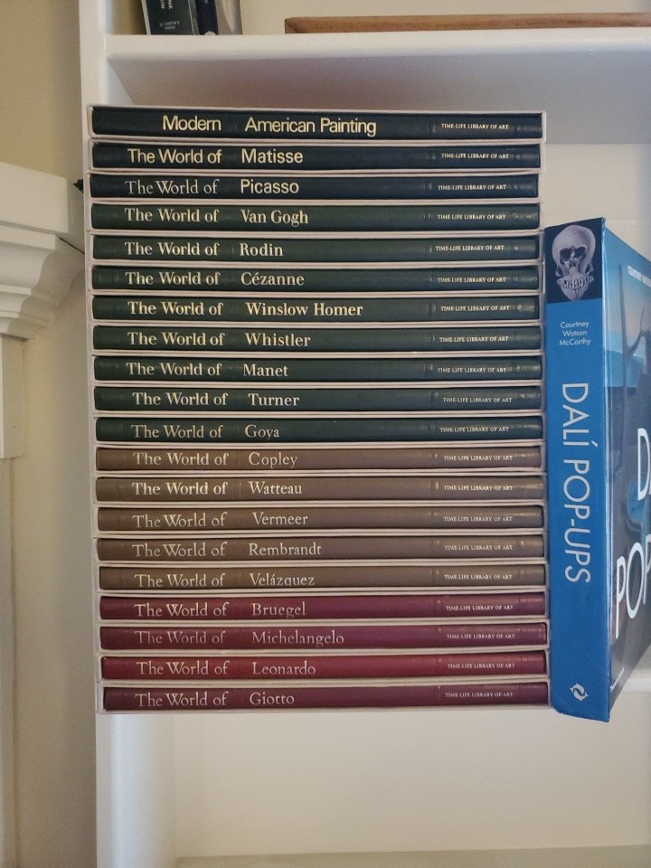 Time-Life Library Of Art Set of 20 Books Slip Covers “The World of …” Artists