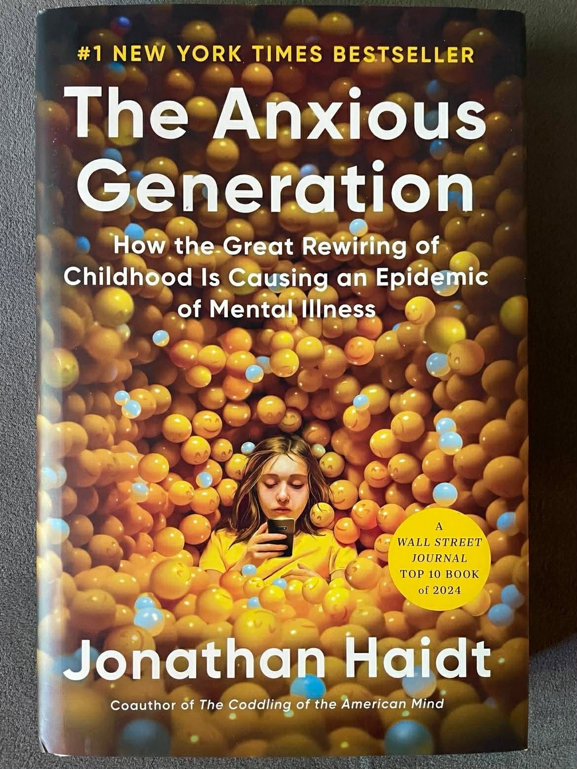 The Anxious Generation By Jonathan Haidt (Hardcover), Like New