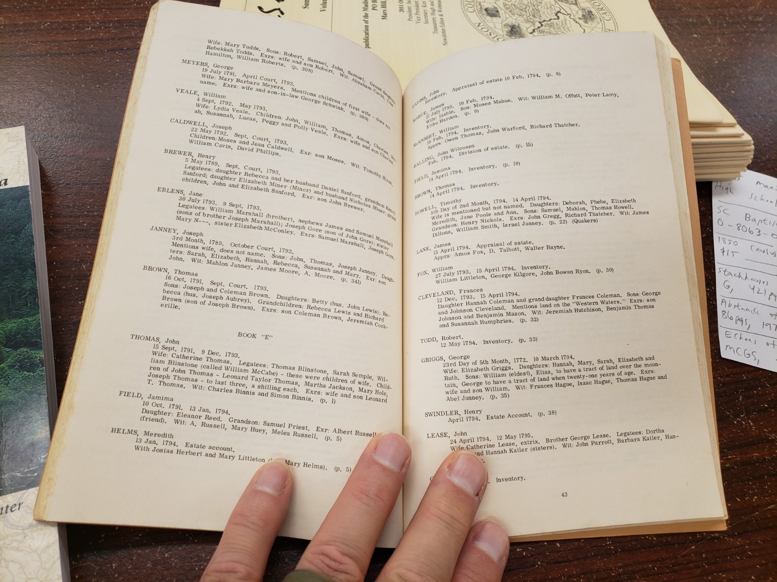 LOUDOUN Co, VA Abstracts of WILLS 1757-1800, by King, USED 1978 Book, 86 pages