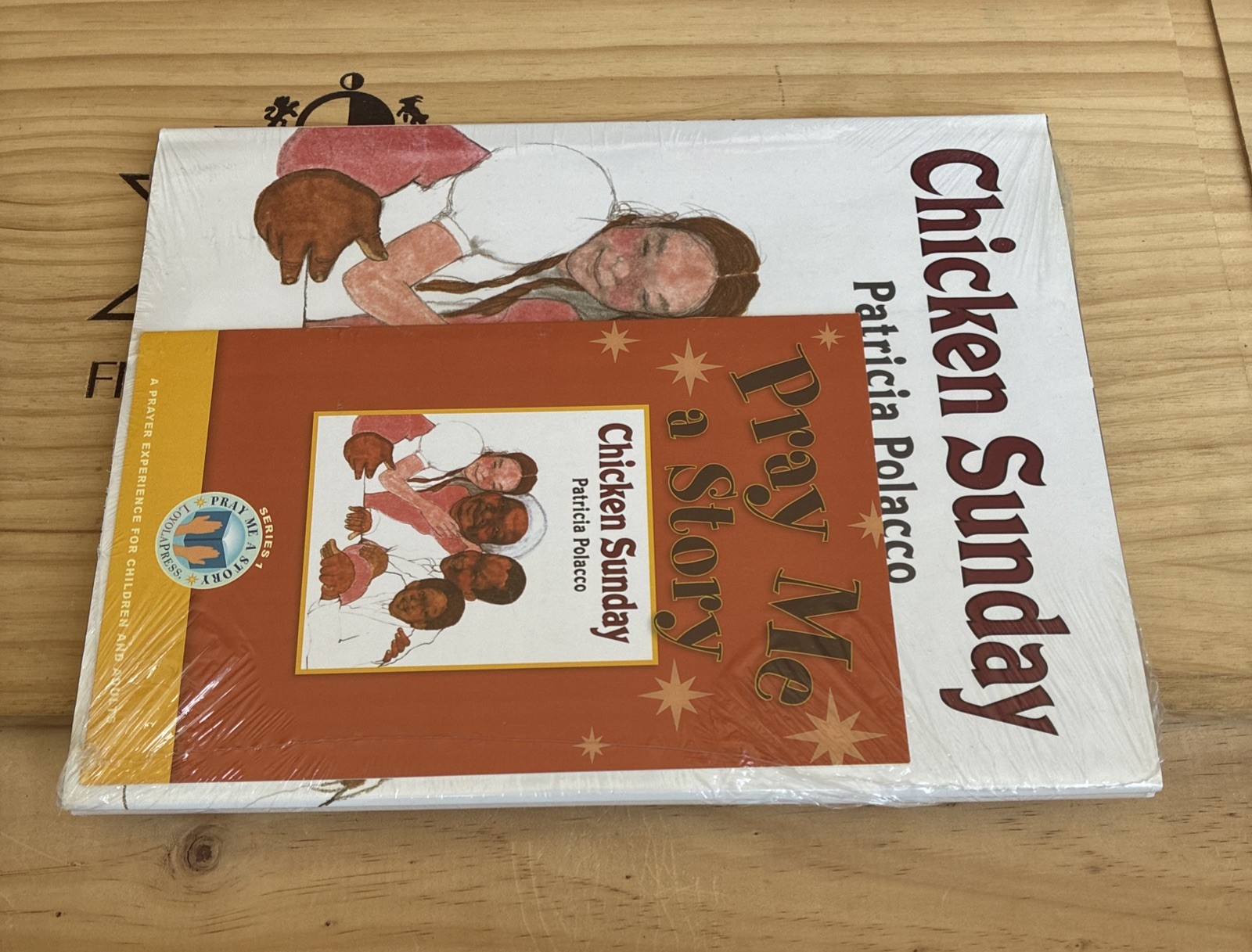 Book Chicken Sunday Patricia Polacco Pray Me a Story Children’s Books New NWT