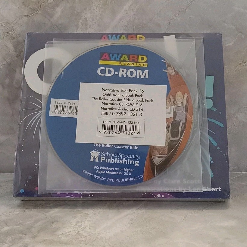 Award Reading 2 Title 6 Books Each Audio Ooh! Aah! And The Roller Coaster Ride