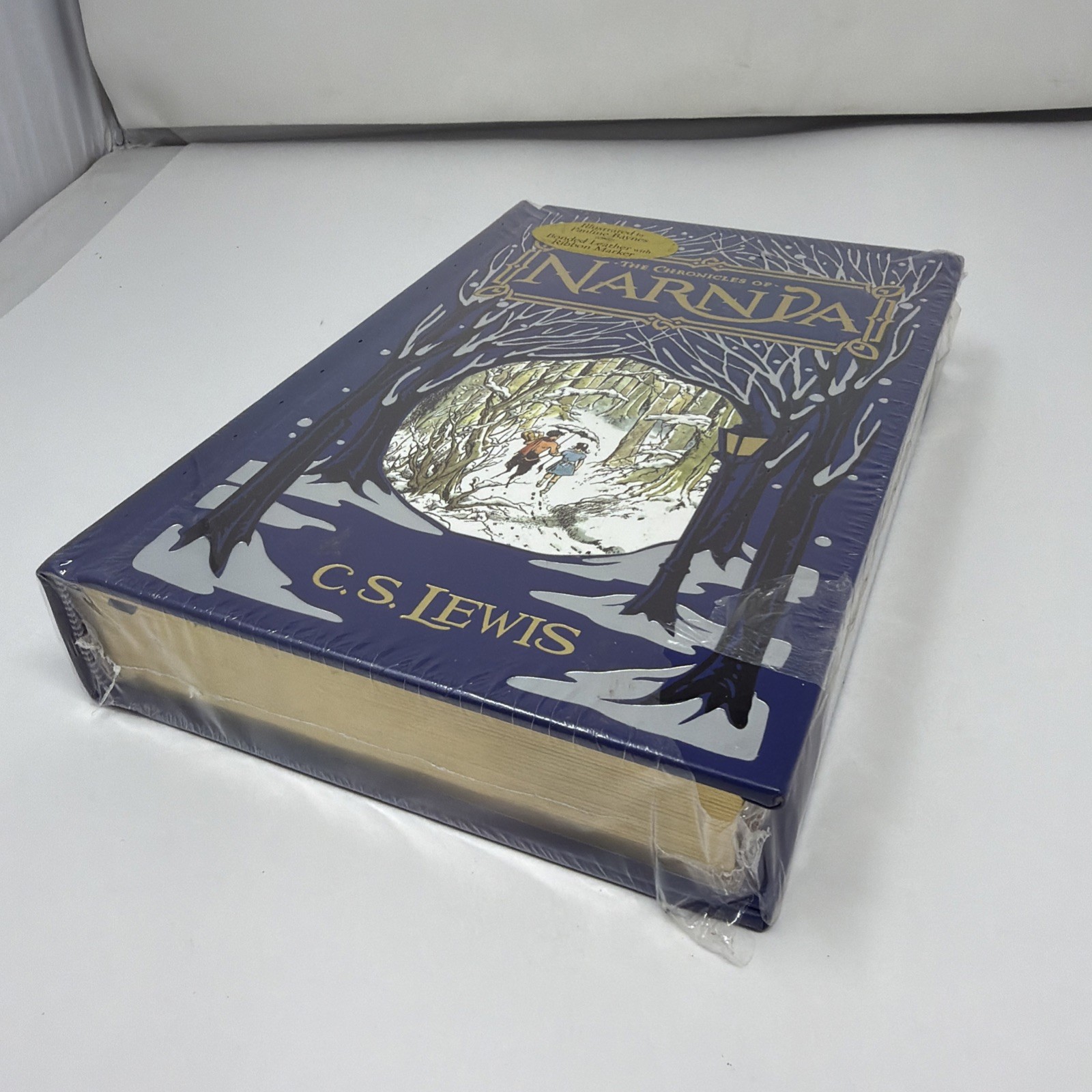 The Chronicles of Narnia by C.S. Lewis; Barnes & Noble Deluxe Leather Sealed