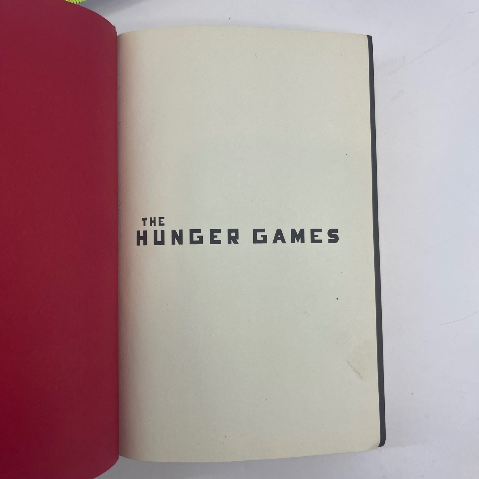 First Edition 2008 Hardback The Hunger Games Suzanne Collins Book Scholastic