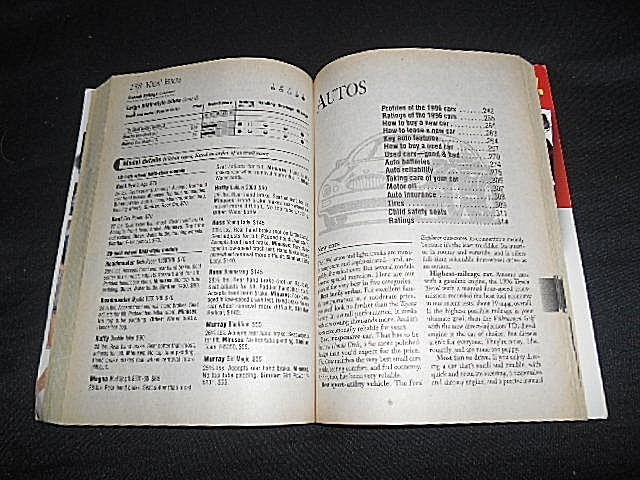VINTAGE CONSUMER REPORTS BUYING GUIDE 1997 PAPERBACK BOOK 360 PAGES.