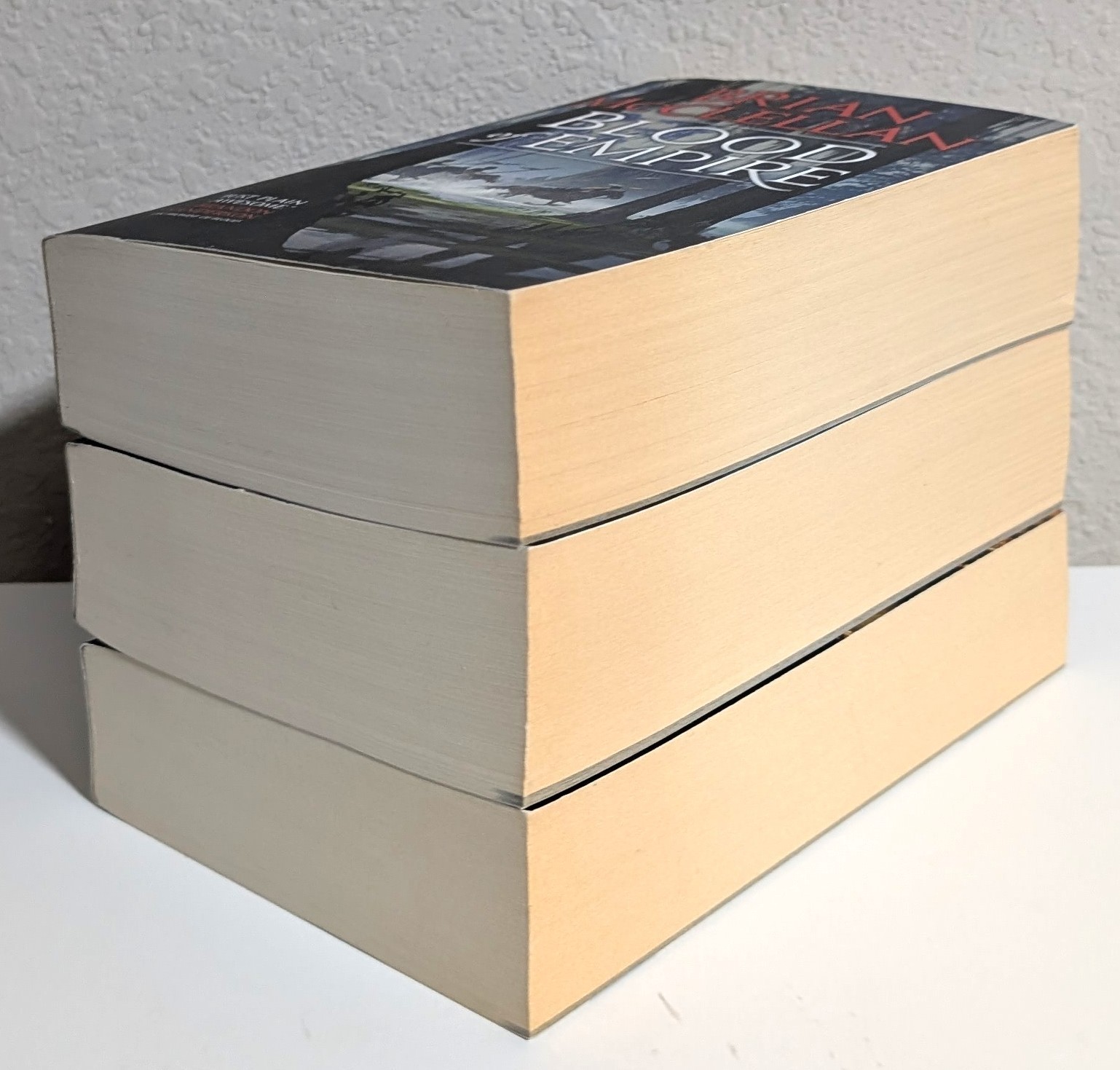 Brian McClellan = GODS OF BLOOD AND POWER = 3 softcovers – Blood + Wrath + Sins