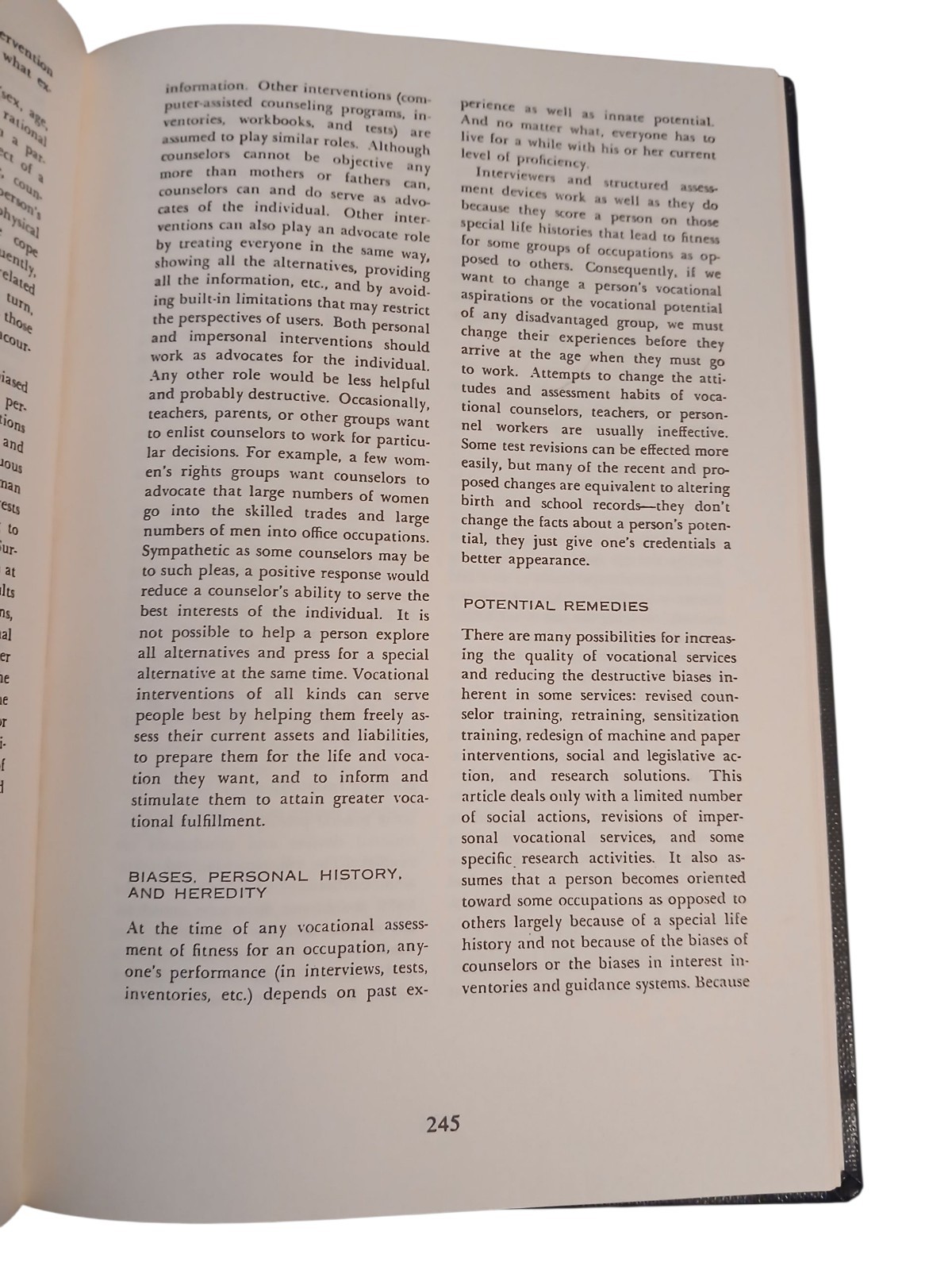 Career Development: Contemporary Readings By Artis Palmo Hardcover 1977