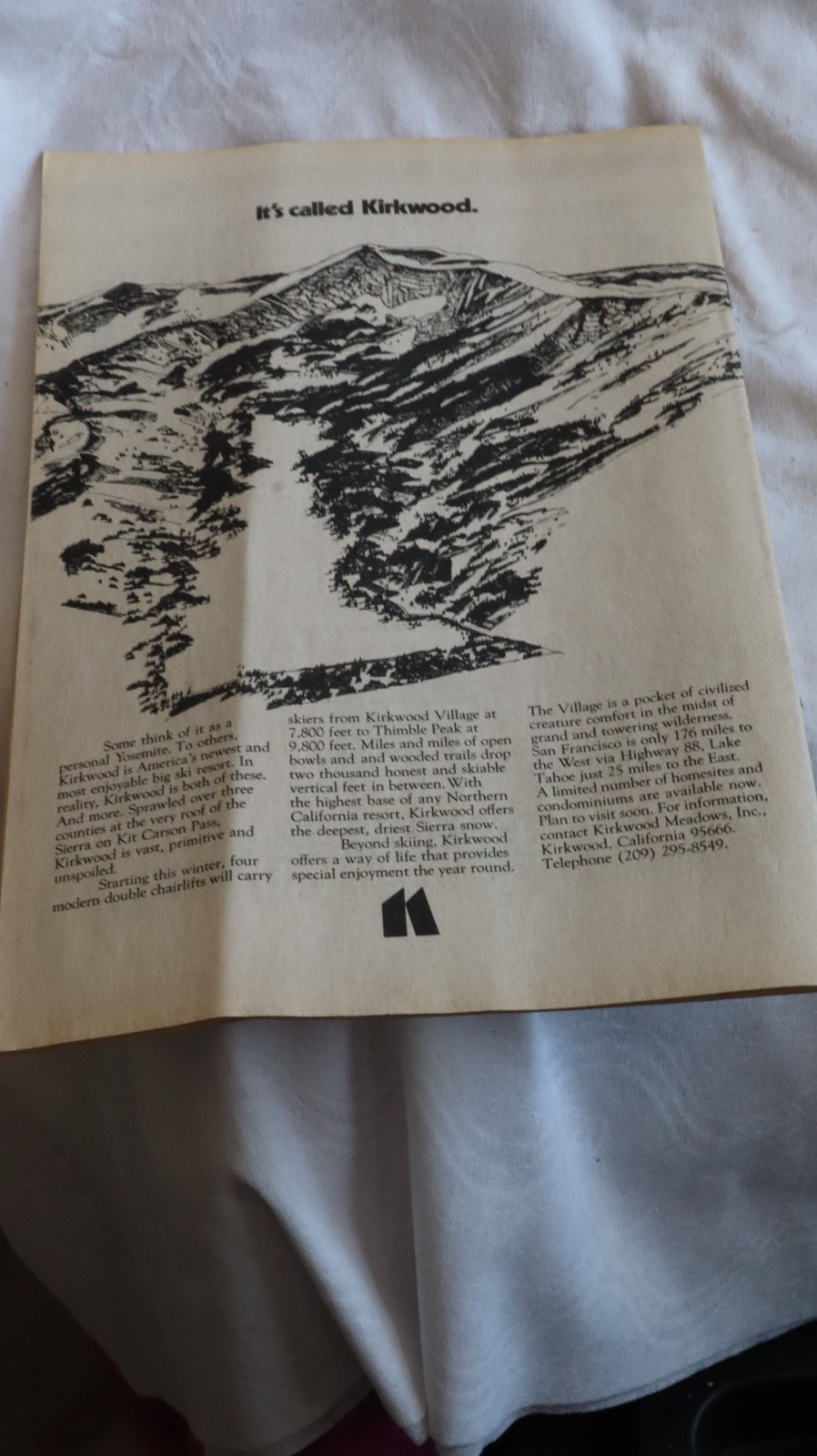 Amador County TRAVEL GUIDE 1972-73 MAPS ADS HISTORY THE MOTHER LODE HWY 88 b1