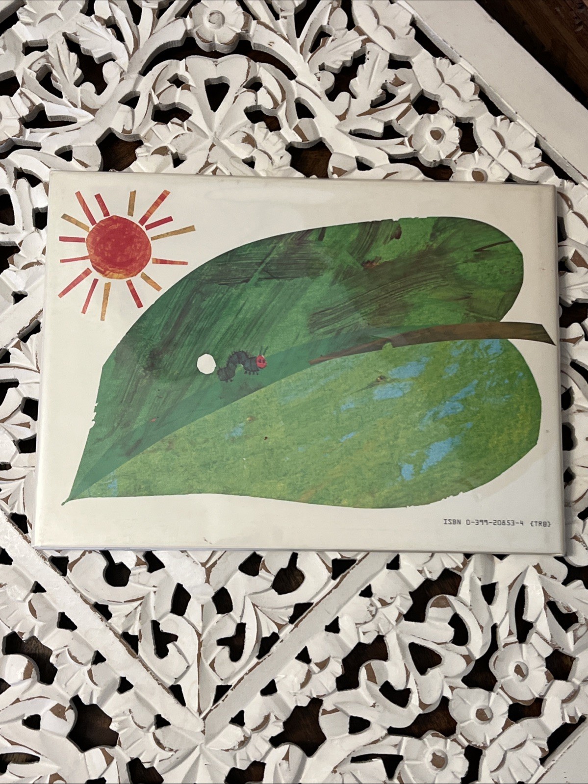 Very Hungry Caterpillar Eric Carle First Philomel Edition Reinforced HCDJ 1981