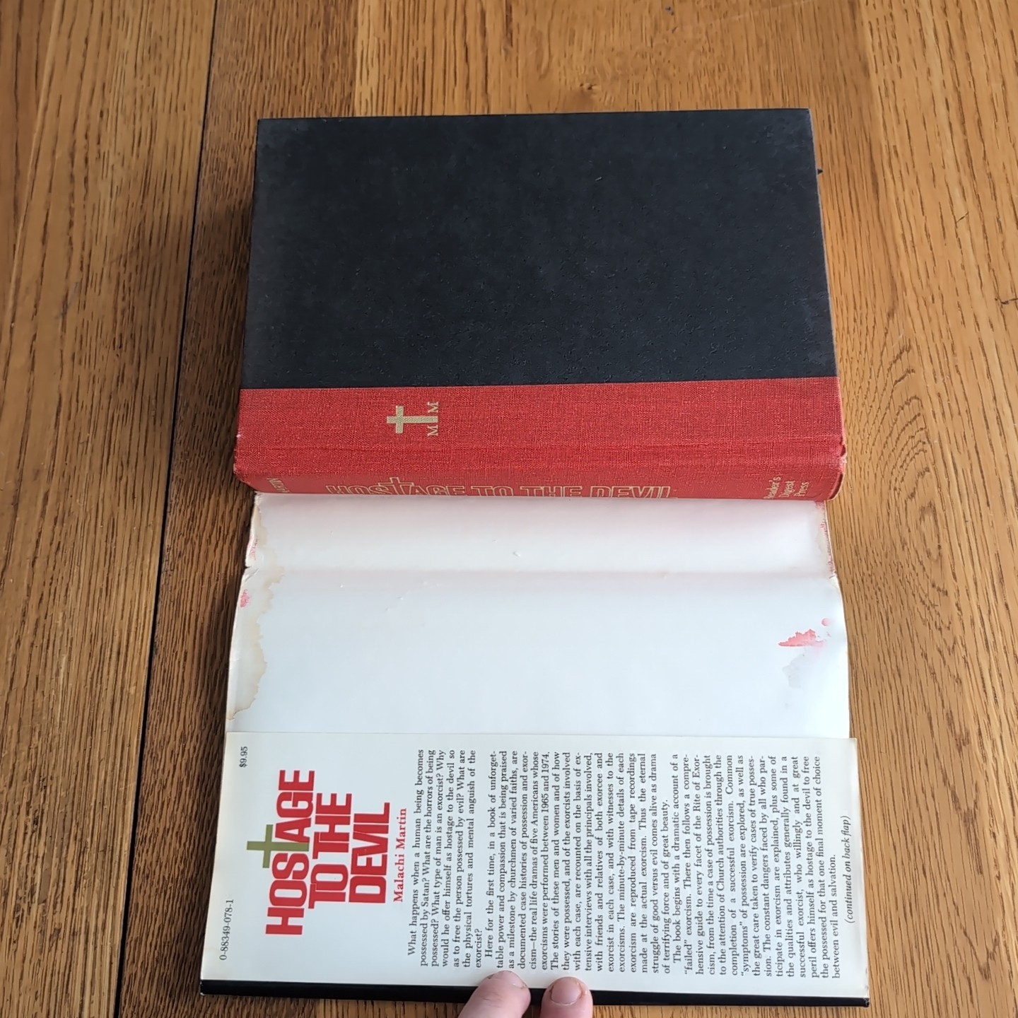 Hostage To The Devil Possession & Exorcism by Malachi Martin HC 1976 1st Edition