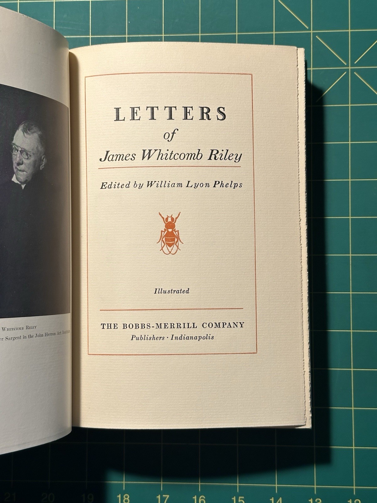 Letters of James Whitcomb Riley edited by William Lyon Phelps